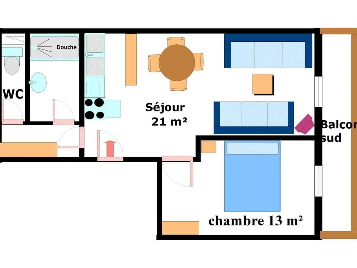 Appartement Spacieux 5 Pers Avec Balcon Et Wifi A Lanslebourg - Fr-1-508-146